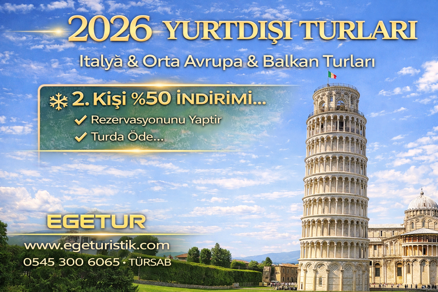 İzmir Çıkışlı Yurtdışı Turlar
